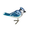 Old World Christmas Glass Blown Ornament for Christmas Tree, Bright Blue Jay (With OWC Gift Box)