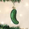 Old World Christmas Blown Glass Ornament for Christmas Tree, Pickle Old World Christmas Blown Glass Ornament for Christmas Tree, Pickle