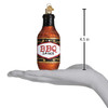 Old World Christmas Blown Glass Ornament for Christmas Tree, BBQ Sauce Old World Christmas Blown Glass Ornament for Christmas Tree, BBQ Sauce