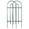 Origin Point Garden Craft Round Folding Border Fence, Green, 10' L x 32" H