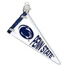Old World Christmas Glass Blown Ornament for Christmas Tree, Penn State Pennant