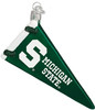 Old World Christmas Pennant Glass Blown Ornament (Michigan State Spartans)