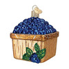 Old World Christmas Blown Glass Ornament for Christmas Tree, Blueberries