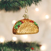 Old World Christmas Glass Blown Ornament for Christmas Tree, Taco