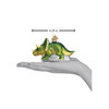 Old World Christmas Glass Blown Ornament for Christmas Tree, Triceratops