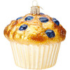 Old World Christmas Glass Blown Ornament, Blueberry Muffin (With OWC Gift Box) Old World Christmas Glass Blown Ornament, Blueberry Muffin (With OWC Gift Box)