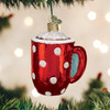 Old World Christmas Blown Glass Ornament for Christmas Tree, Hot Cocoa