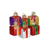 Old World Christmas Gift Box Glass Ornament, ONE ORNAMENT