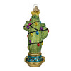 Old World Christmas Blown Glass Ornament for Christmas Tree, Cactus with Lights