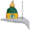 Old World Christmas Green Bay Packers Beanie Ornament For Christmas Tree