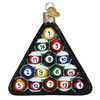 Old World Christmas Blown Glass Ornament for Christmas Tree, Billiard Balls