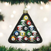 Old World Christmas Blown Glass Ornament for Christmas Tree, Billiard Balls