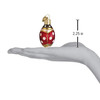 Old World Christmas Blown Glass Ornament for Christmas Tree, Lucky Ladybug