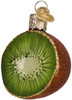 Old World Christmas Glass Blown Ornament, Kiwi (With OWC Gift Box)