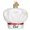 Old World Christmas Glass Blown Ornament for Christmas Tree, Chef's Hat