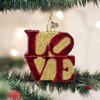 Old World Christmas Glass Blown Christmas Ornament, Love (With OWC Gift Box)