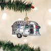 Old World Christmas Blown Glass Ornament for Christmas Tree, Vintage Trailer