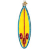 Old World Christmas Glass Blown Ornament for Christmas Tree, Surfboard
