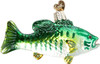 Old World Christmas Blown Glass Ornament for Christmas Tree, Smallmouth Bass
