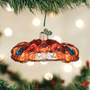 Old World Christmas Blown Glass Ornament for Christmas Tree, King Crab