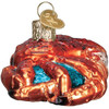 Old World Christmas Blown Glass Ornament for Christmas Tree, King Crab