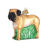Old World Christmas Blown Glass Ornament for Christmas Tree, English Mastiff
