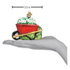 Old World Christmas Glass Blown Ornament for Christmas Tree, Wheelbarrow