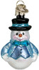 Old World Christmas Blown Glass Ornaments, Mini Snowmen (Pack of 6)