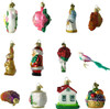 Old World Christmas Bride's Tree Glass Ornament 12 Piece Set