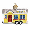 Old World Christmas Tiny House Glass Blown Ornament