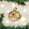 Old World Christmas Glass Blown Christmas Ornament for Tree, Pufferfish (With OWC Gift Box)