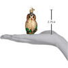 Old World Christmas Glass Blown Ornament for Christmas Tree, Spotted Owl