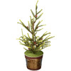 Gerson Christmas Tree Farms Artificial Tree in Embossed Container, 18"