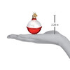 Old World Christmas Blown Glass Ornament for Christmas Tree, Fishing Bobber