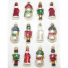 Kurt Adler Petite Treasure's Miniature Glass Ornaments, 12-Piece Box Set
