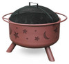 Landmann Big Sky Stars & Moons Fire Pit, Georgia Clay Landmann Big Sky Stars & Moons Fire Pit, Georgia Clay