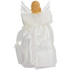 Kurt Adler Light-Up Gold and Ivory Angel Christmas Tree Topper, 10"