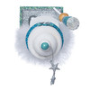 Kurt Adler Turquiose/White Hollywood Nutcracker, 17"