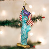 Old World Christmas Blown Glass Ornament for Christmas Tree, Statue of Liberty