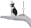 Old World Christmas Glass Blown Ornament, Boston Terrier (With OWC Gift Box)