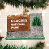 Old World Christmas Glass Blown Ornament, Glacier National Park (With OWC Gift Box)