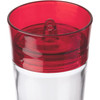 More Birds Garnet Glass Hummingbird Feeder, 20 Oz Capacity