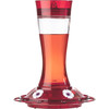 More Birds Garnet Glass Hummingbird Feeder, 20 Oz Capacity
