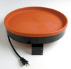 Farm Innovators Heated Birdbath — Thermostatic 75-Watt, 3-in-1 Mount, Terracotta Coated Plastic — 14"