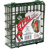 C&S EZ Fill Suet Basket — Vinyl-Coated Wire Hanging Wild Bird Feeder — Green, 5.25"