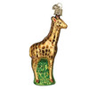 Old World Christmas Glass Blown Christmas Ornament, Giraffe (With OWC Gift Box)