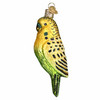 Old World Christmas Parakeet Miniature Glass Ornament Bird