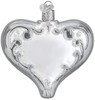 Old World Christmas Glass Blown Ornament for Christmas Tree, 25th Anniversary Heart