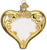 Old World Christmas Glass Blown Ornament for Christmas Tree, 50th Anniversary Heart