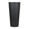 Tusco Products Cosmopolitan Tall Round Plastic Indoor/Outdoor Planter, Black 32”